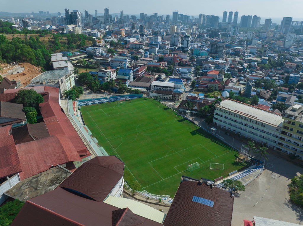 Life Stadium pitch from above